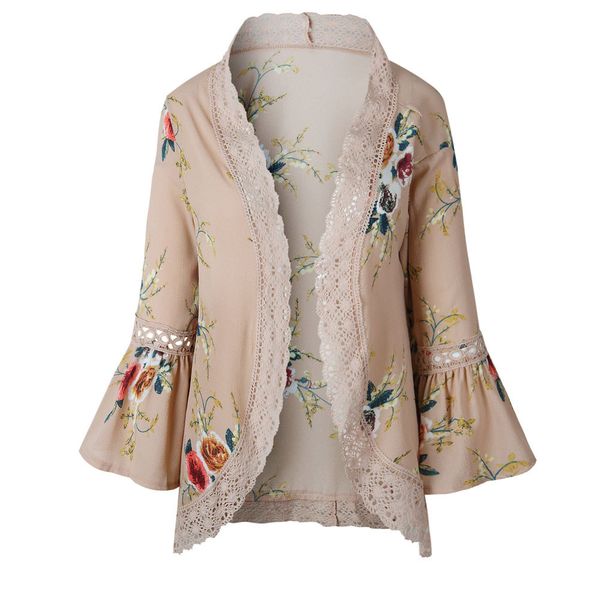 summer women lace flare sleeve floral print cardigan elegant hollow out sweaters coat cover up patch work beachwear, Blue;gray
summer women lace flare sleeve floral print cardigan elegant hollow out sweaters coat cover up patch work beachwear, Blue;gray