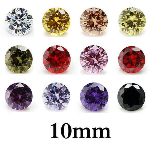 100pcs/ bag 10mm round faceted cut 5a zircon beads stones vvs new cubic jewelry diy good quality loose gemstones accessories wholesale, Black
100pcs/ bag 10mm round faceted cut 5a zircon beads stones vvs new cubic jewelry diy good quality loose gemstones accessories wholesale, Black