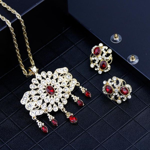 sunspicems arabic gold color rhinestone jewelry round pendant sahara necklace earring morocco kaftan jewelry sets wedding gift, Silver
sunspicems arabic gold color rhinestone jewelry round pendant sahara necklace earring morocco kaftan jewelry sets wedding gift, Silver