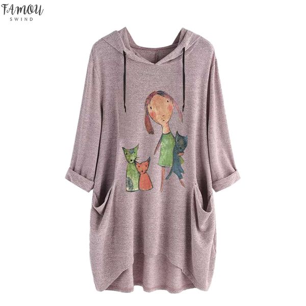 autumn floral winter tunic shirt women casual print cat ear hooded blouse long sleeves pocket irregular new femme 2020 t2, White
autumn floral winter tunic shirt women casual print cat ear hooded blouse long sleeves pocket irregular new femme 2020 t2, White