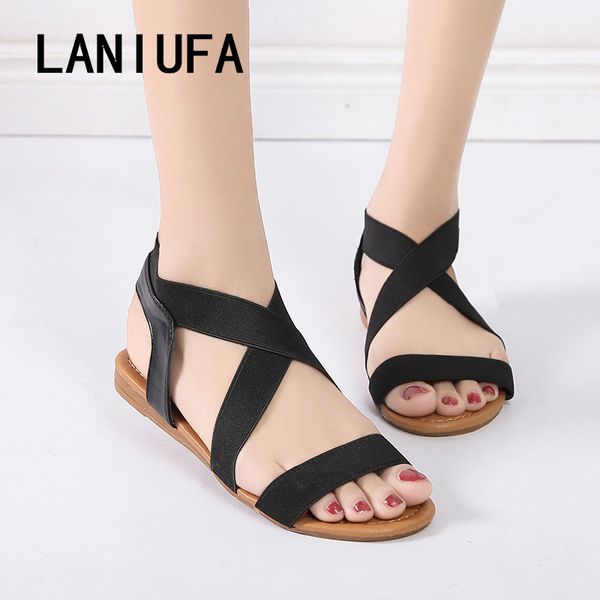 summer women sandals flip flops shoes women casual slip-on flat rome gladiator shoes sandals mujer plus size 35-41 #450, Black
summer women sandals flip flops shoes women casual slip-on flat rome gladiator shoes sandals mujer plus size 35-41 #450, Black