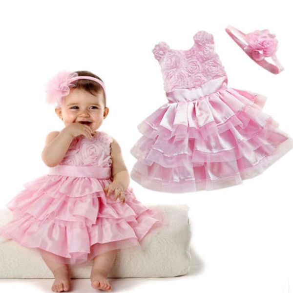 cute pink silk flower baby girls party fancy dresses+headband cake wedding dress, Red;yellow
cute pink silk flower baby girls party fancy dresses+headband cake wedding dress, Red;yellow
