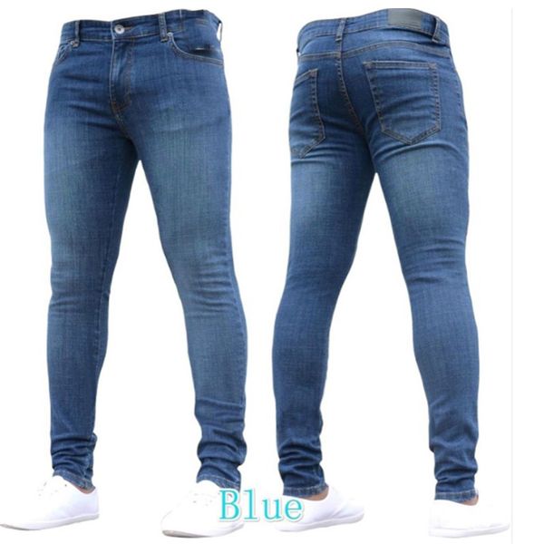men's jeans men blue denim slim fit solid fashion hip hop skinny pencil for high street elastic stretchy
men's jeans men blue denim slim fit solid fashion hip hop skinny pencil for high street elastic stretchy