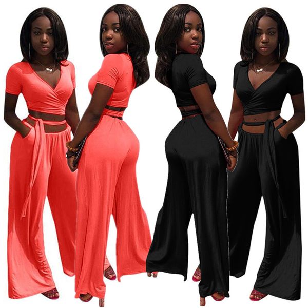 wide leg pants two piece set womens casual summer 2 piece outfits for women 2018, Gray
wide leg pants two piece set womens casual summer 2 piece outfits for women 2018, Gray