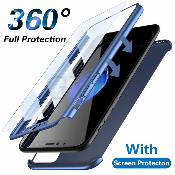 360 full cover shockproof phone case on for iphone x 5 6 7 8 plus protective cover on iphone 11 pro x xr xs max case with glass
360 full cover shockproof phone case on for iphone x 5 6 7 8 plus protective cover on iphone 11 pro x xr xs max case with glass