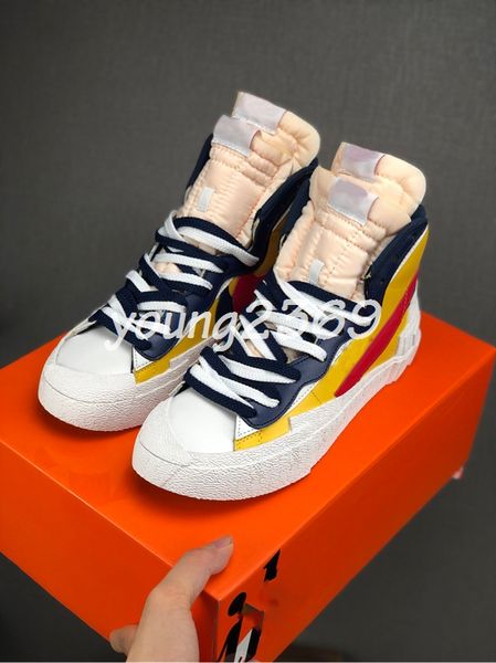 верхнее качество sacai blazer high ldv рассветом белые кроссовки мужские кроссовки для женщин модельера дышите трипер спорт кроссовки, Black
верхнее качество sacai blazer high ldv рассветом белые кроссовки мужские кроссовки для женщин модельера дышите трипер спорт кроссовки, Black