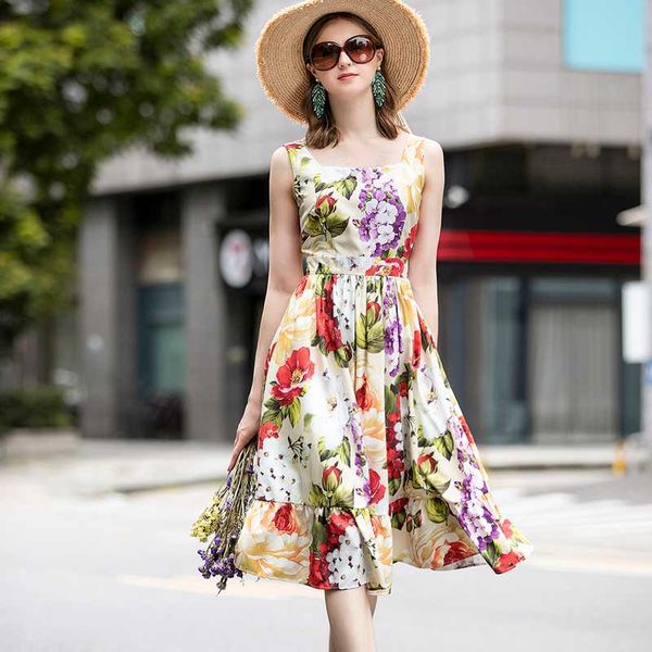 casual dress women summer 2020 female sundress sleeveless beach boho dress floral print vintage party dresses, Black;gray
casual dress women summer 2020 female sundress sleeveless beach boho dress floral print vintage party dresses, Black;gray