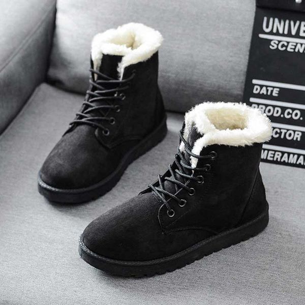 women boots warm winter women shoes plus size female faux suede ankle boot for woman botas mujer plush snow boots sdc5, Black
women boots warm winter women shoes plus size female faux suede ankle boot for woman botas mujer plush snow boots sdc5, Black