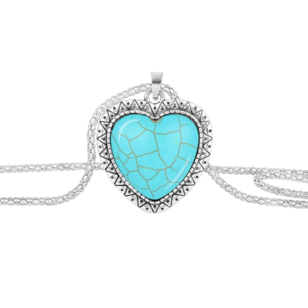 fyjs unique silver plated alloy love heart pendant green turquoises stone necklace romantic style jewelry
fyjs unique silver plated alloy love heart pendant green turquoises stone necklace romantic style jewelry