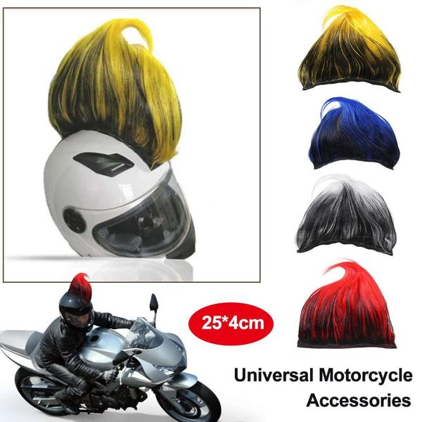 

colorful helmet mohawk outdoor riding cap helmet decoration ski snowboard paintball helmets hair attached feathers