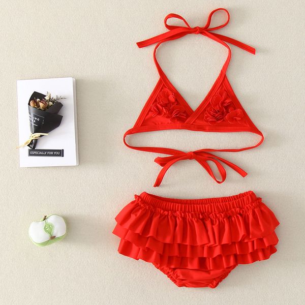 summer 2019 new baby bikini skirt solid color swimsuit refreshing 2-piece suit, Blue
summer 2019 new baby bikini skirt solid color swimsuit refreshing 2-piece suit, Blue