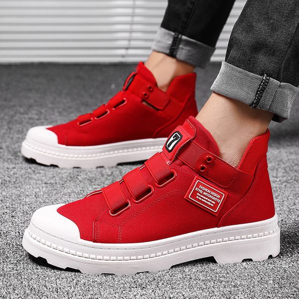 2019 winter boots men canvas boots men high shoes 2019 winter footwear lace-up casual shoes man zapatos de hombre k4-96, Black
2019 winter boots men canvas boots men high shoes 2019 winter footwear lace-up casual shoes man zapatos de hombre k4-96, Black