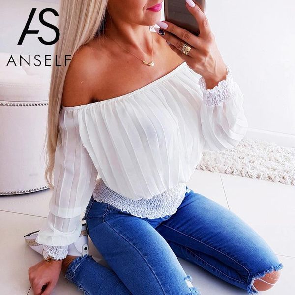 womens blouses shirt off the shoulder blouse pleated slash neck long sleeves elastic bottom loose boho female white tunics
womens blouses shirt off the shoulder blouse pleated slash neck long sleeves elastic bottom loose boho female white tunics