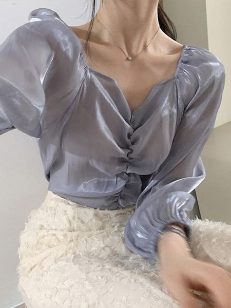 2020 мерсеризация сатин-face shirt женщины sexy тонкий темперамент v-образным вырезом wrinkle все матча рубашка женская одежда harajuku блуз, White
2020 мерсеризация сатин-face shirt женщины sexy тонкий темперамент v-образным вырезом wrinkle все матча рубашка женская одежда harajuku блуз, White