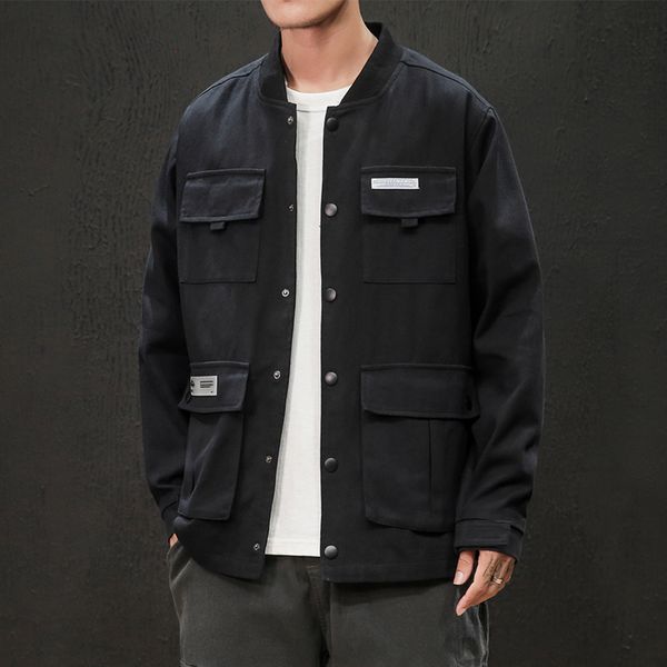 fashion men multi-pocket streetwear jacket korean style windbreaker 2019 hip hop jackets and coats harajuku japanese streetwear, Black;brown
fashion men multi-pocket streetwear jacket korean style windbreaker 2019 hip hop jackets and coats harajuku japanese streetwear, Black;brown