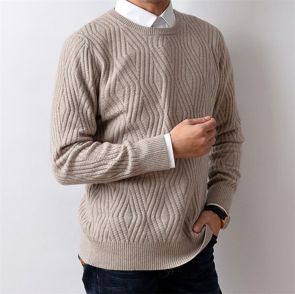 100%cashmere twisted knit men korean style o-neck slim h-straight bottoming pullover sweater 4color s-2x, White;black
100%cashmere twisted knit men korean style o-neck slim h-straight bottoming pullover sweater 4color s-2x, White;black