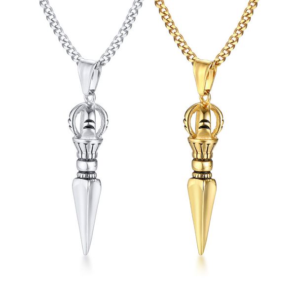 buddhist devil's pestle charm pendant men neckalce vajra dorje phurba energy silver gold color buddhism jewelry gifts
buddhist devil's pestle charm pendant men neckalce vajra dorje phurba energy silver gold color buddhism jewelry gifts