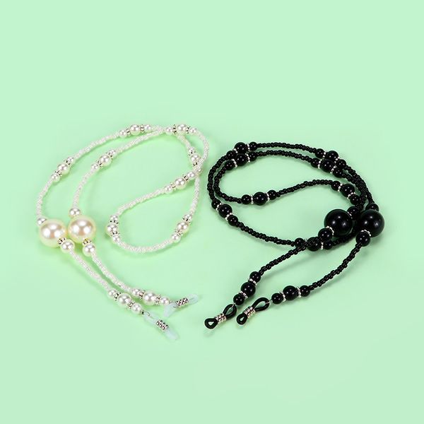 1pc women handmade imitation pearl chain white black glasses cord eyeglass string sunglasses strap holder cordon lunettes de vue
1pc women handmade imitation pearl chain white black glasses cord eyeglass string sunglasses strap holder cordon lunettes de vue
