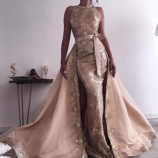 elegant sequined appliques evening dresses with detachable train jewel neck sleeveless evening gown satin court train, Black;red
elegant sequined appliques evening dresses with detachable train jewel neck sleeveless evening gown satin court train, Black;red