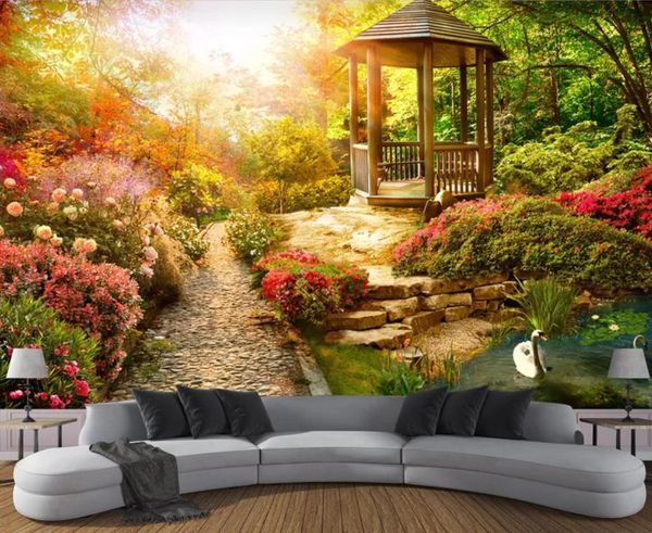 3d фрески обоев для гостиной солнечного сада ландшафтного 3d фона стены
3d фрески обоев для гостиной солнечного сада ландшафтного 3d фона стены