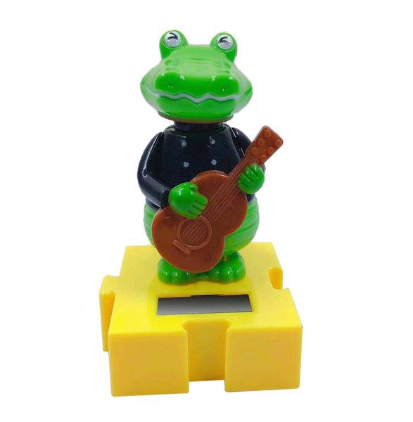 solar powered dancing swinging animated dancer toy car windowsill decoration with happy crocodile playing a guitar
solar powered dancing swinging animated dancer toy car windowsill decoration with happy crocodile playing a guitar
