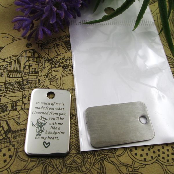 40pcs--"so much of me is made from what"stainless steel charms more style for choosing diy charms pendants for necklace, Bronze;silver
40pcs--"so much of me is made from what"stainless steel charms more style for choosing diy charms pendants for necklace, Bronze;silver