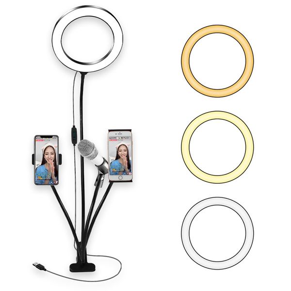 8 inch dimmable led ring light with phone holder tripod stand selfie ring lamp for live stream youtube pgraphy video studio
8 inch dimmable led ring light with phone holder tripod stand selfie ring lamp for live stream youtube pgraphy video studio