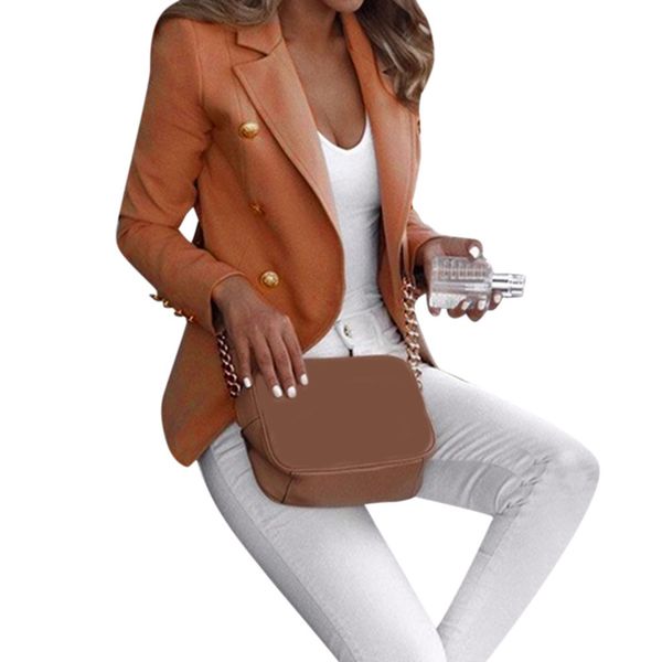 2019 female jacket suit women loose blazer long sleeve casual jacket ladies office wear coat blouse feminine coat outwear, Black;brown
2019 female jacket suit women loose blazer long sleeve casual jacket ladies office wear coat blouse feminine coat outwear, Black;brown