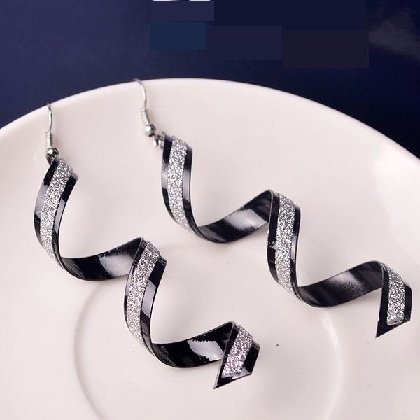 wholesale- punk women twist spiral earring lady girl dangle earrings charm jewelry valentine's day gift silver gold black 3 colors
wholesale- punk women twist spiral earring lady girl dangle earrings charm jewelry valentine's day gift silver gold black 3 colors