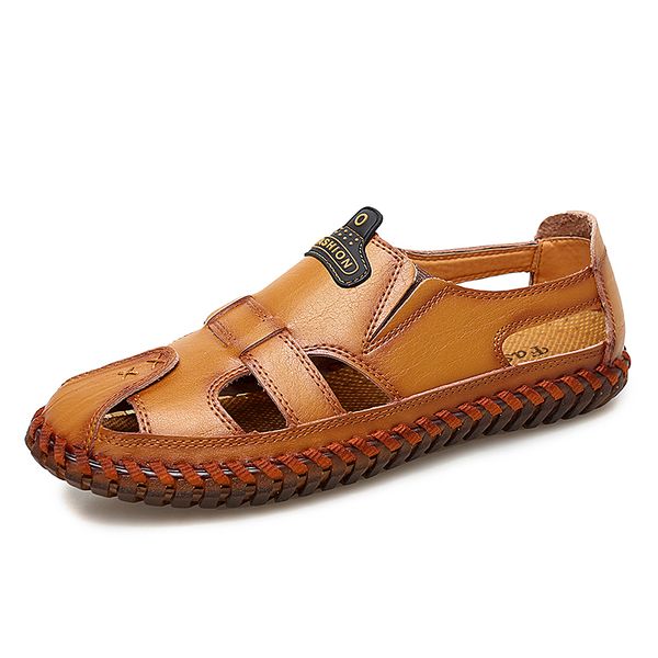 2019 new quality genuine leather men sandals outdoor summer flip flop casual shoes men beach sandalias shoes big size 39-48, Black
2019 new quality genuine leather men sandals outdoor summer flip flop casual shoes men beach sandalias shoes big size 39-48, Black