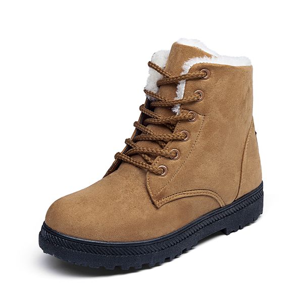 women boots 2019 winter new ladies flat short plush warm snow boots classic non-slip high-women shoes botas mujer invierno, Black
women boots 2019 winter new ladies flat short plush warm snow boots classic non-slip high-women shoes botas mujer invierno, Black