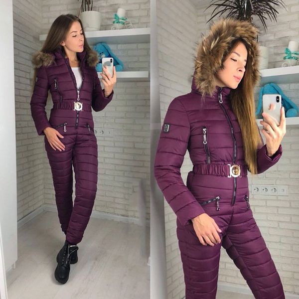 2019 winter new black one-piece ski wear belt women's one-piece cotton clothing 1.5kg
2019 winter new black one-piece ski wear belt women's one-piece cotton clothing 1.5kg