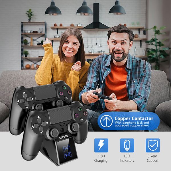 suporte duplo do carregador da estação 5 v/1a da doca do controlador de oivo ps4 com tela indicadora para o controlador da estação 4 do jogo
suporte duplo do carregador da estação 5 v/1a da doca do controlador de oivo ps4 com tela indicadora para o controlador da estação 4 do jogo