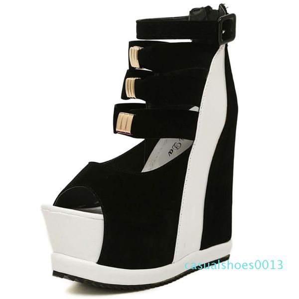 sarairis 2020 новый дизайн клин высокие каблуки летние сандалии женская обувь крышка каблук молнии металлические украшения обувь женские сан, Black
sarairis 2020 новый дизайн клин высокие каблуки летние сандалии женская обувь крышка каблук молнии металлические украшения обувь женские сан, Black