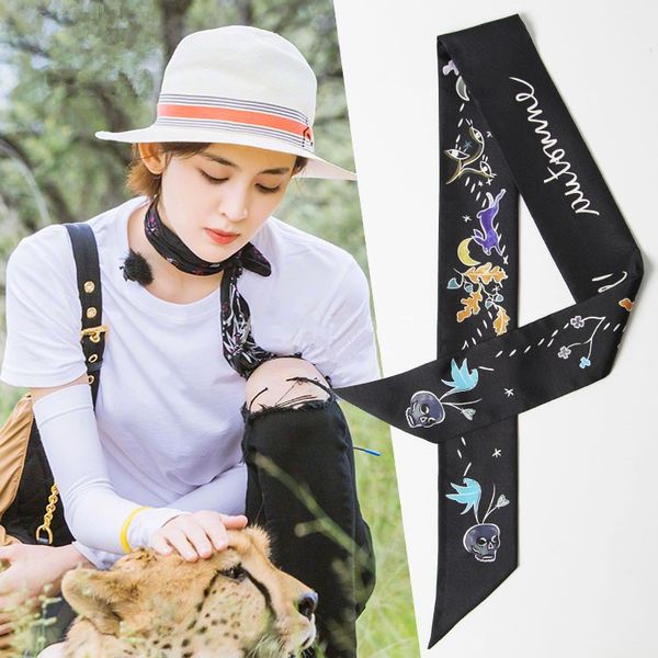 women scarves 2018 new tarot system four seasons paragraph small ribbon ribbon tie scarves small bag 001, Blue;gray
women scarves 2018 new tarot system four seasons paragraph small ribbon ribbon tie scarves small bag 001, Blue;gray
