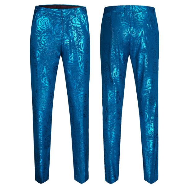 pyjtrl mens stylish shiny blue rose print 2 pieces set latest coat pant designs men suits for weddingslim fit singers clothing, White;black
pyjtrl mens stylish shiny blue rose print 2 pieces set latest coat pant designs men suits for weddingslim fit singers clothing, White;black