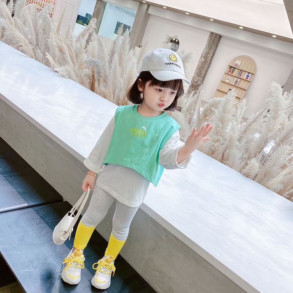 kids designer clothes girls vest long-sleeved t-shirt two-piece set 2020 autumn new korean style baby western style suit a generation of hai, White
kids designer clothes girls vest long-sleeved t-shirt two-piece set 2020 autumn new korean style baby western style suit a generation of hai, White