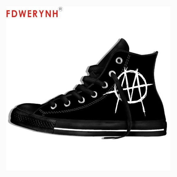 men walking canvas shoes ministry band metal music customized color lace-up leisure flats platform shoe flat espadrilles, Black
men walking canvas shoes ministry band metal music customized color lace-up leisure flats platform shoe flat espadrilles, Black