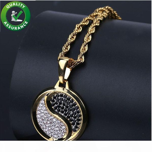 hip hop jewelry iced out pendant luxury designer necklace diamond cz necklaces tai chi mens gold chain pendants individuality accessories, Silver
hip hop jewelry iced out pendant luxury designer necklace diamond cz necklaces tai chi mens gold chain pendants individuality accessories, Silver