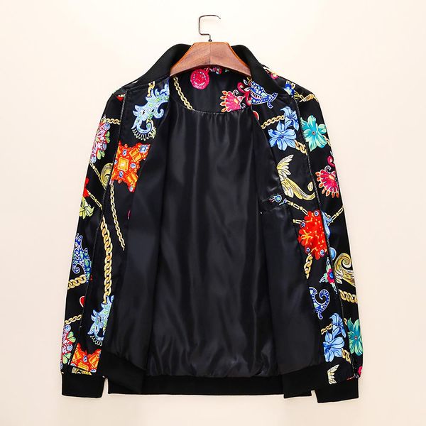 trend brand mens designer jackets luxury high end street brand jacket personality printing street leisure hip hop mens jacket, Black;brown
trend brand mens designer jackets luxury high end street brand jacket personality printing street leisure hip hop mens jacket, Black;brown
