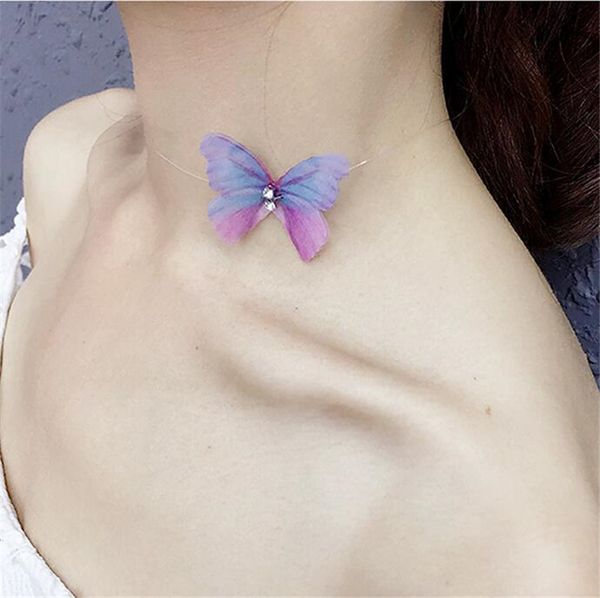 fishing line necklaces for women 3d butterfly stealth pendant necklace choker collier femme neck decoration retro jewelry gifts, Golden;silver
fishing line necklaces for women 3d butterfly stealth pendant necklace choker collier femme neck decoration retro jewelry gifts, Golden;silver
