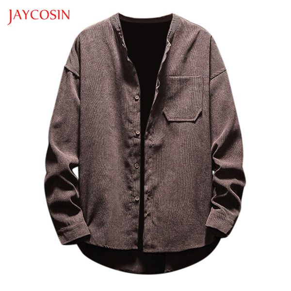 joycosin men shirt 2019 long sleeve winter casual fashion male clothes solid color v-neck shirts hip hop loose pocket, White;black
joycosin men shirt 2019 long sleeve winter casual fashion male clothes solid color v-neck shirts hip hop loose pocket, White;black