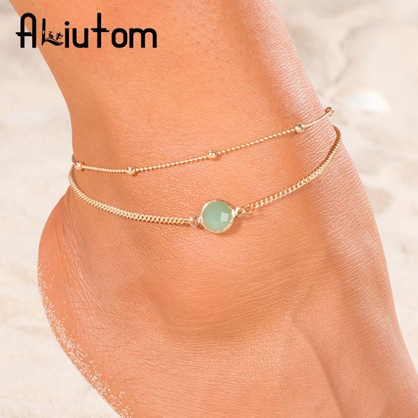 aliutom 2018 boho opal female anklets barefoot crochet sandals foot jewelry leg new anklets on foot ankle bracelets for women, Red;blue
aliutom 2018 boho opal female anklets barefoot crochet sandals foot jewelry leg new anklets on foot ankle bracelets for women, Red;blue