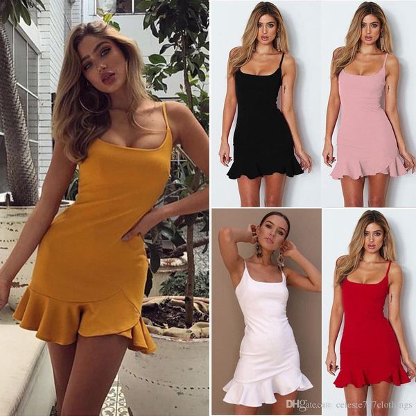 womens dresses soild color fashion sling skirt 6 colors summer casual designer dress pleated skirt women clothes, Black;gray
womens dresses soild color fashion sling skirt 6 colors summer casual designer dress pleated skirt women clothes, Black;gray