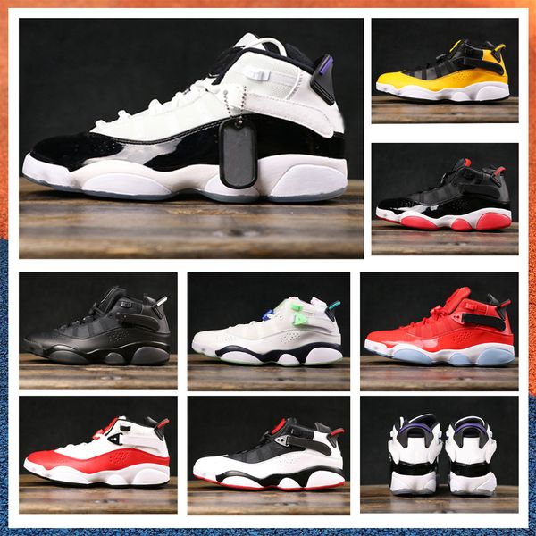 6 six rings j shoes new arrival men's vi black red designer comfortable sneakers size eu40--45 322992-104
6 six rings j shoes new arrival men's vi black red designer comfortable sneakers size eu40--45 322992-104