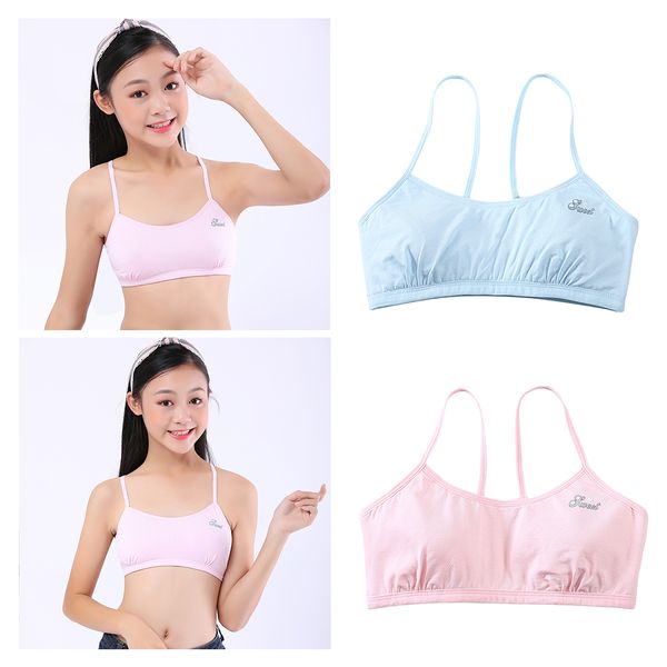 2 pieces teen bra girls soft breathable training bra vest seamless wireless, Red;black
2 pieces teen bra girls soft breathable training bra vest seamless wireless, Red;black