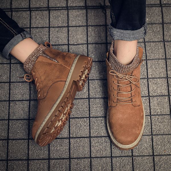 unn with fur ankle winter shoes for male keep warm snow boots waterproof men's winter sneakers work shoes outdoor flats (2020, Black
unn with fur ankle winter shoes for male keep warm snow boots waterproof men's winter sneakers work shoes outdoor flats (2020, Black