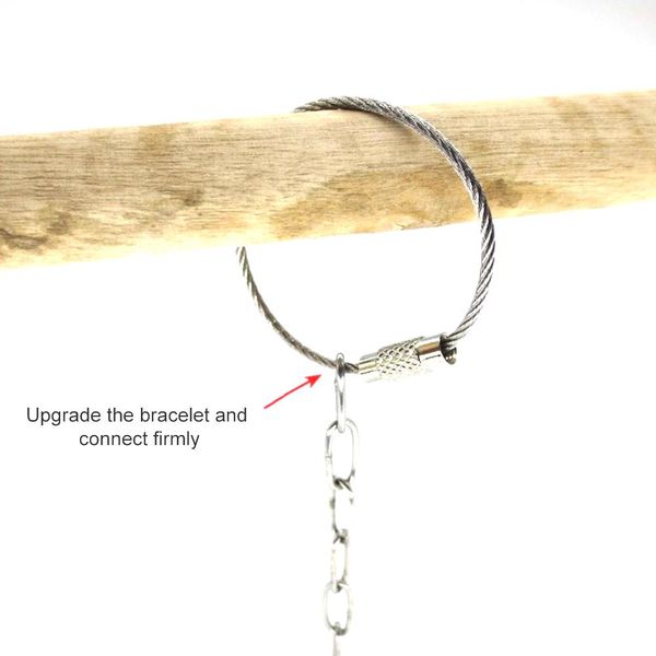 bird parrot foot chain stainless steel ankle foot ring stand chain outdoor flying training bird accessories s/m/l/xl
bird parrot foot chain stainless steel ankle foot ring stand chain outdoor flying training bird accessories s/m/l/xl