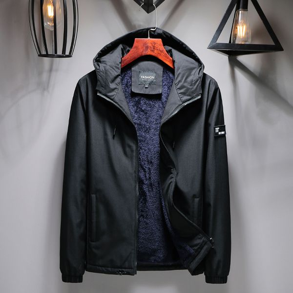 autumn and winter men's brushed and thick jacket korean-style slim fit fashion men warm coat comfortable popular cotton coat men, Black
autumn and winter men's brushed and thick jacket korean-style slim fit fashion men warm coat comfortable popular cotton coat men, Black