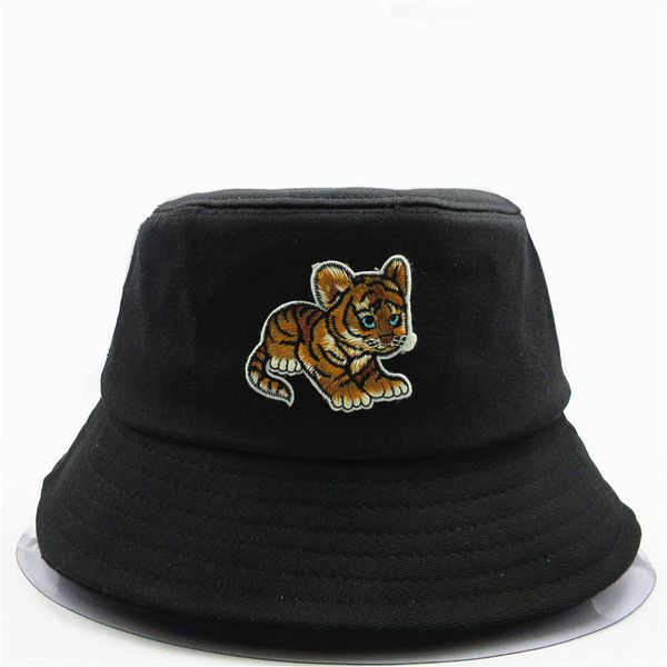 the tiger animal embroidery cotton bucket hat fisherman hat outdoor travel sun cap hats for kid men women 313
the tiger animal embroidery cotton bucket hat fisherman hat outdoor travel sun cap hats for kid men women 313